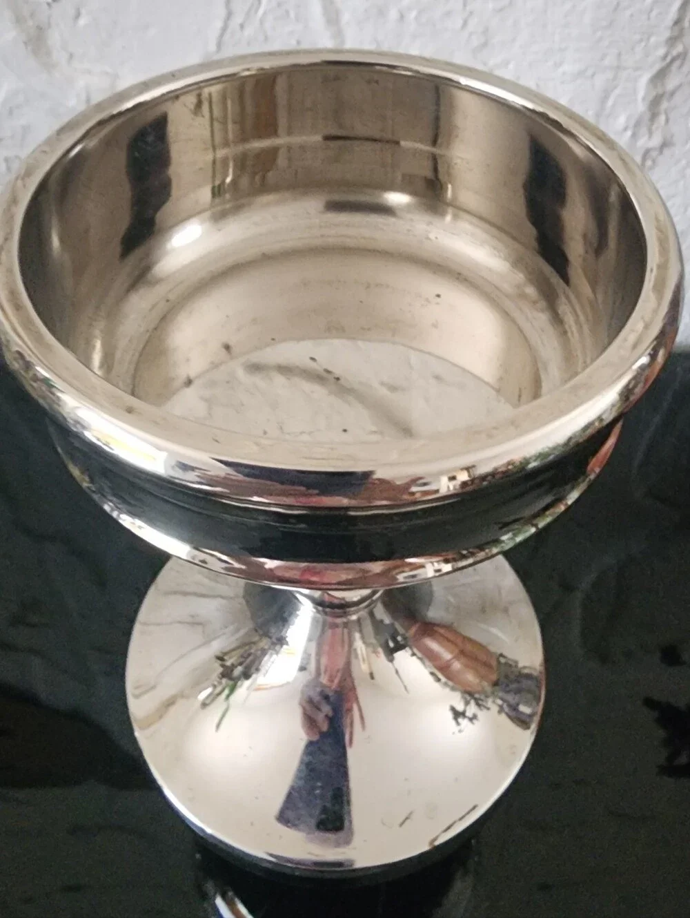 Pottery Barn Silver Plated Candle Stand